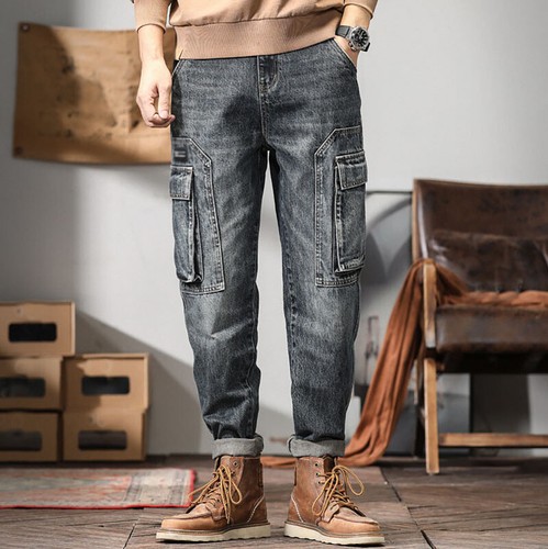 Salopette uomo denim moda