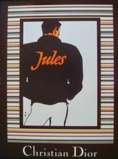 DIOR JULES PROFUMO 1980 poster