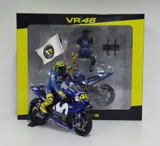 MINICHAMPS ROSSI 1/12 MODELLINO MOTO YAMAHA GP CATALUNYA 2018 CON PILOTA DIECAST
