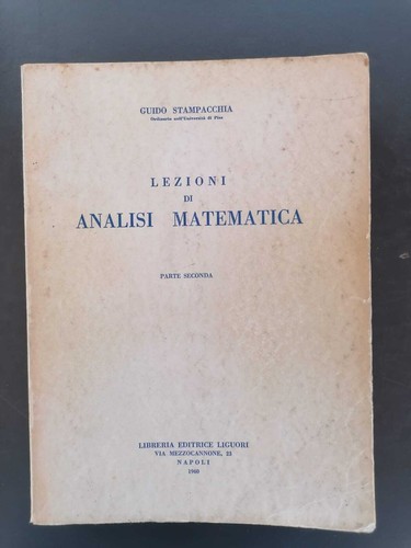 Lezioni analisi matematica - lezioni, di