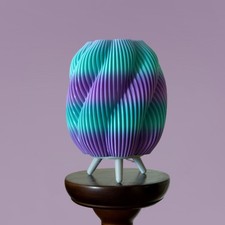 Lampada da Tavolo Scrivania Poldina di Design stile Moderno a Led Colorata