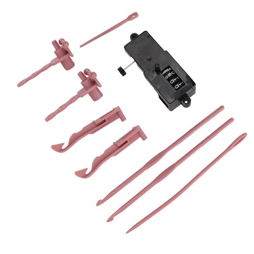 Knitting machine - set)knitting,