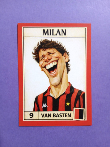 Figurina caricatura calciatori - figurina,