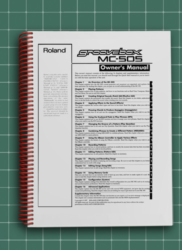 Roland 505 manuale del - roland,