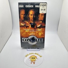 Con Air VHS Movie New SEALED Watermark 1995 NICOLAS CAGE