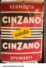 Insegna VINTAGE Cinzano 120x L