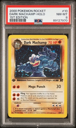 Dark machamp holo 1 - dark, 10/82