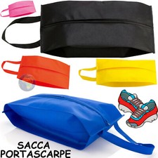 BORSA Porta SCARPE da UOMO/DONA Sacca PORTASCARPE Universale Cerniera SPORT Zip
