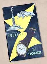 ROLEX 1950's Bucherer Brochure