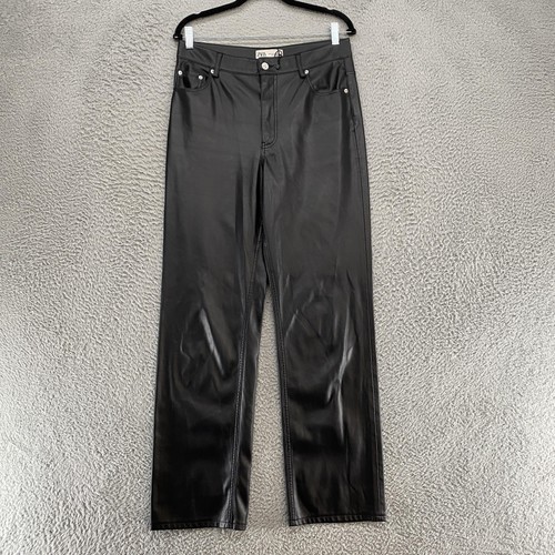 Zara pantaloni ecopelle donna
