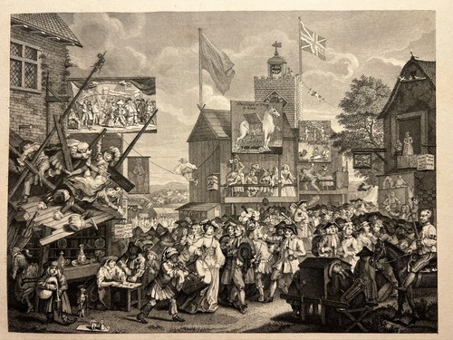 Southwark fair caricature - caricature, 1833