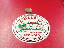 (A0717) ADESIVO ORIGINALE ANNI '70 '80 ERGOTRON Villa Prati Bertinoro (FO)