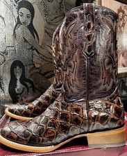 Stivali western in vera pelle