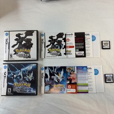 Lotto Bundle Pokemon Bianco e Nero 2 Versione Autentico Completo In Scatola Nintendo DS