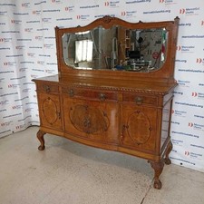Credenza Antica con Specchio