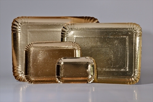 Vassoi cartone oro 1 - n.,