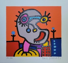 Paul Kostabi serigrafia