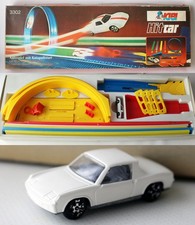 VINTAGE ANNI 80 KIBI FALLER HIT CAR PLAYSET VW PORSCHE 914/6 GRECIA NUOVO!