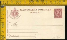 Regno Umberto Cartolina Intero