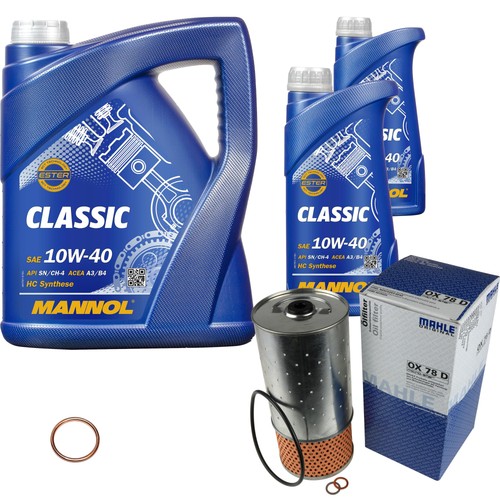 Filtro olio mahle mannol - 7,