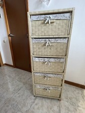 Cassetiera vimini cassetti - vimini, 5