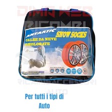 SET 2 CALZE DA NEVE IN TESSUTO