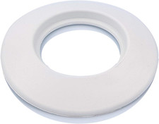 ® Rosone Coprimuro Bianco in Gomma EPDM Da 100 Mm | Rosetta Copriforo Flessibile