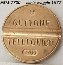 1977 GETTONE TELEFONICO ESM