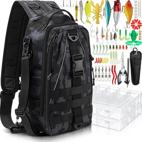 Fishing backpack tackle sling - backpack,