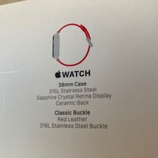 scatola vuota apple watch 38