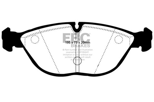 Pastiglie freno anteriori - , ebc