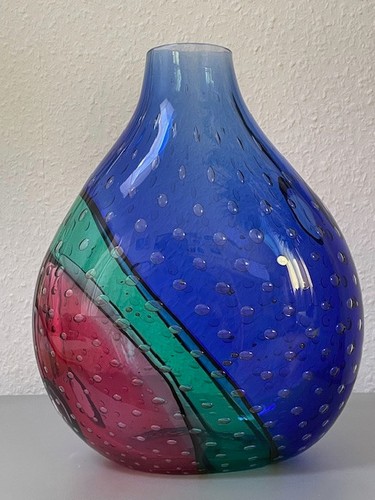 Vaso pesante vetro con - vaso,