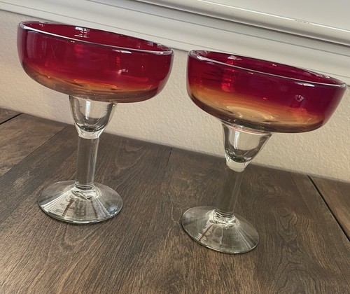 Bicchieri margarita rosso - 2,
