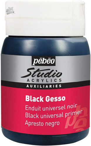 Gesso nero acrilico pebeo - gesso,