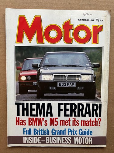 Lancia thema bmw m5 motor - lancia,