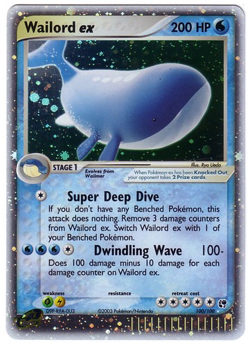 Pokemon wailord ex - pokemon,