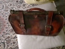 VALIGIA IN CUOIO DA VIAGGIO EPOCA 900'