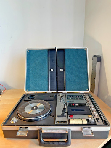 Giradischi registratore - registratore, +