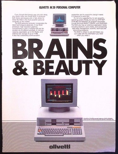 1982 olivetti m20 personal - olivetti,