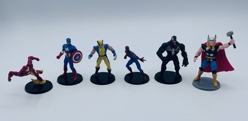 Cake topper marvel pvc - marvel,