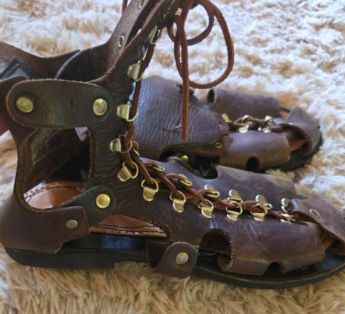 Sandali stringati uomo