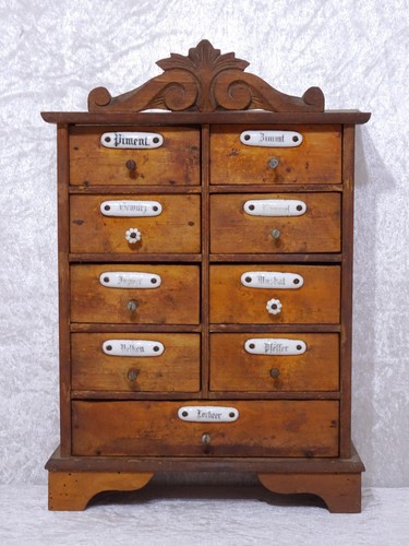 Antico portaspezie legno - in,