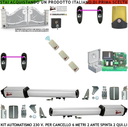 Kit automazione cancello - automazione, mt