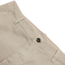 Pantaloni cargo / casual in misto cotone NWOT di Mason taglia 52 (36 US) in tinta unita beige