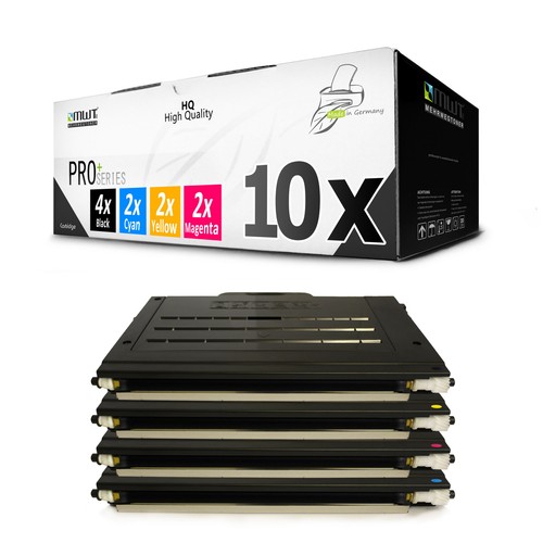 10x toner for samsung clp - for,