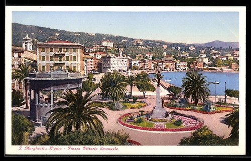 Cartolina santa margherita - santa,