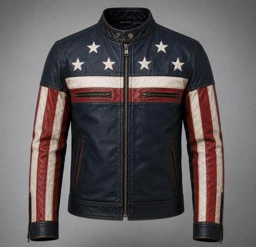 Giacca pelle uomo - pelle, da