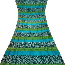 Sari Vintage Blu 100% Sete
