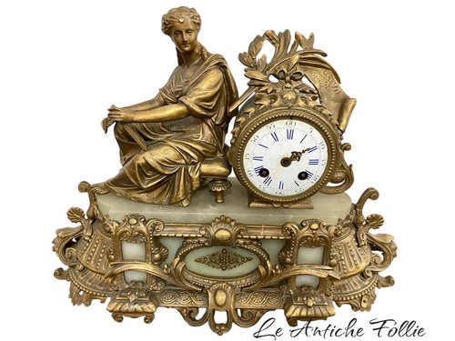 Antico orologio caminetto - antico,