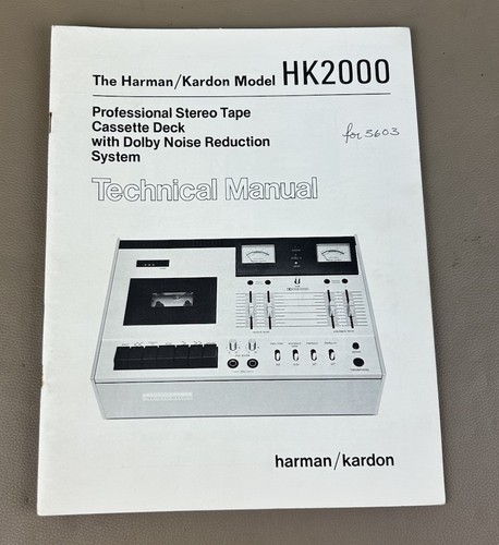 Harman kardon hk2000 - harman,